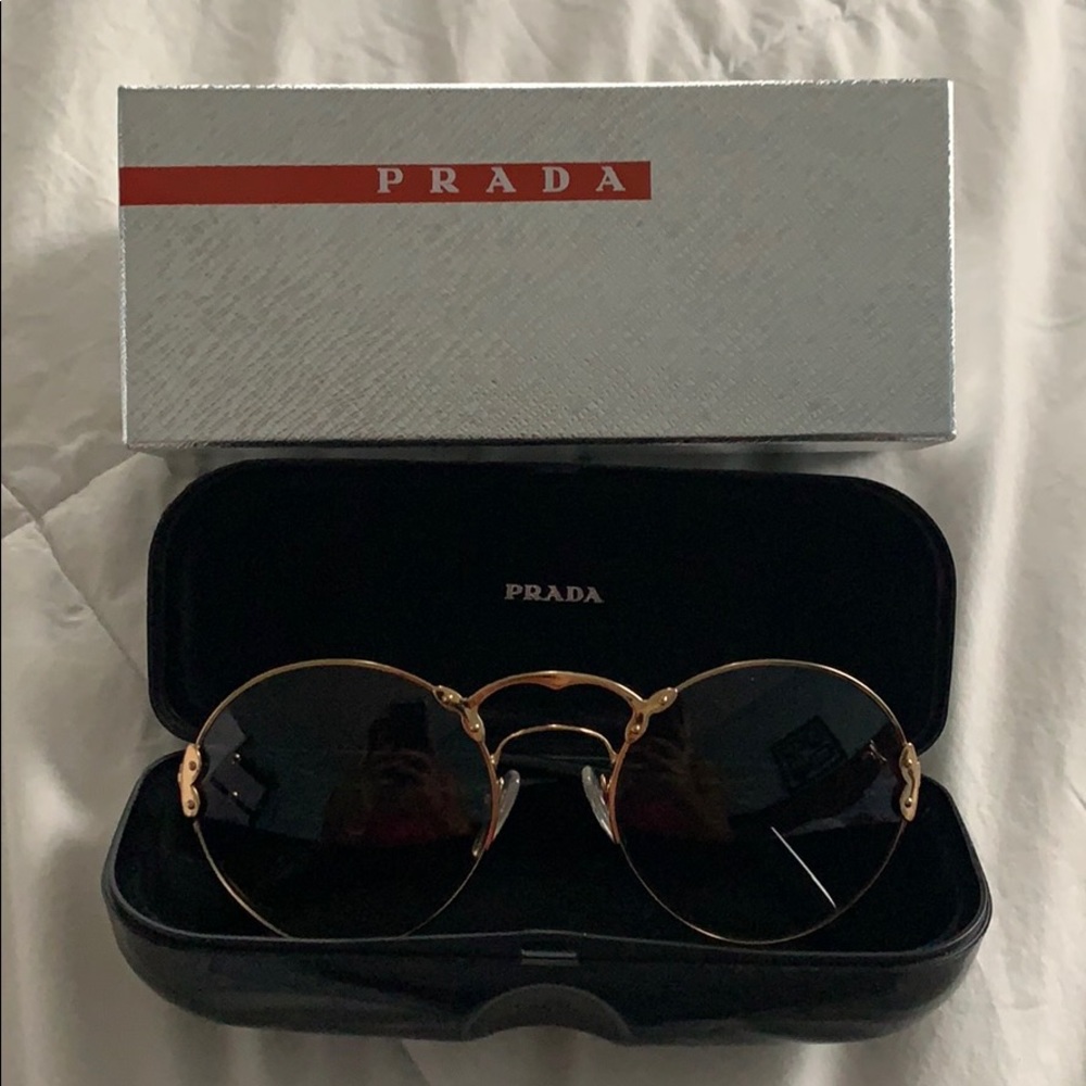 Round Prada Sunglasses